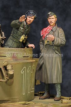 1/35 二战德国非洲军团指挥官组(2人)