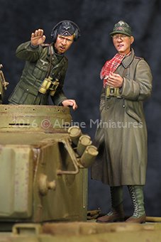 1/35 二战德国非洲军团指挥官组(2人)