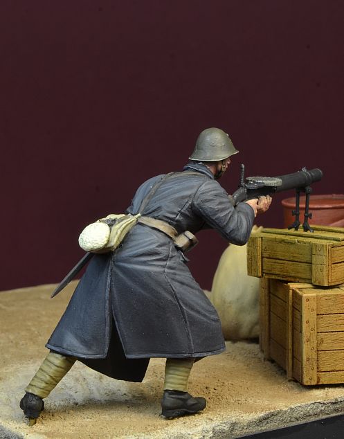 1/35 二战荷兰陆军黑魔鬼机枪手"鹿特丹1940年"