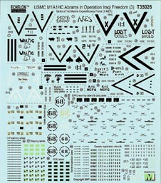 1/35 现代美国海军陆战队 M1A1HC 艾布拉姆斯主战坦克 OIF P.3