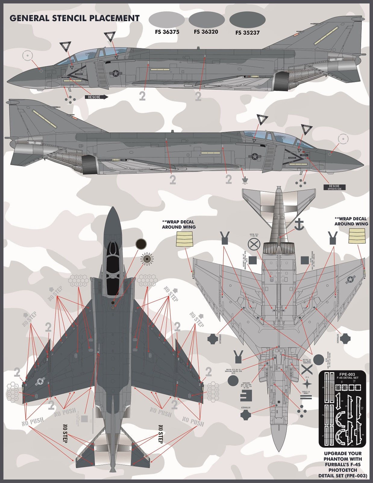 1/48 F-4J/F-4S 鬼怪II战斗机"低可视度陆战魔"