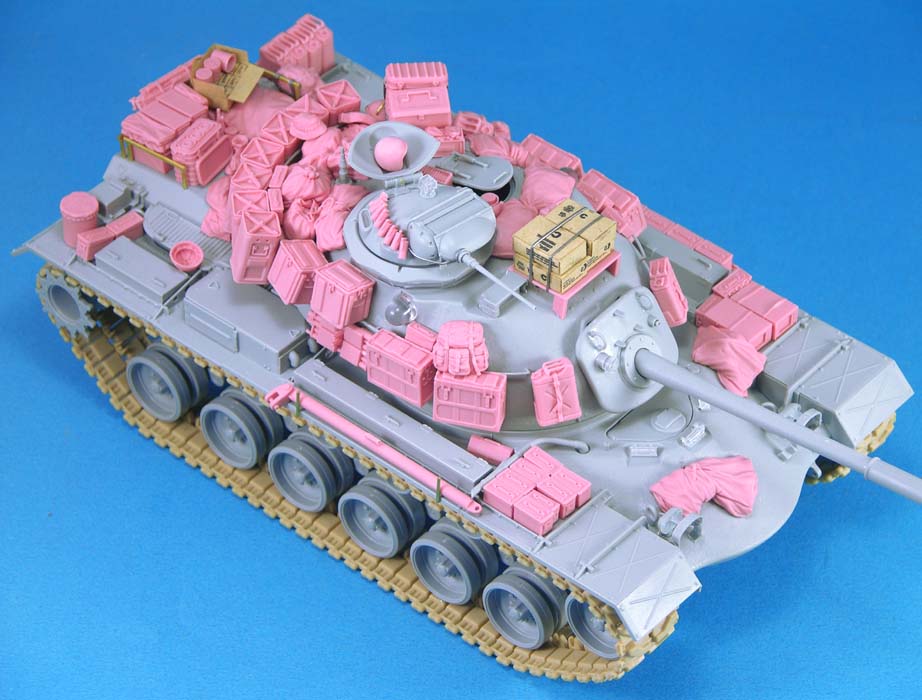 1/35 越战美国 M48A3 巴顿主战坦克堆积物#2