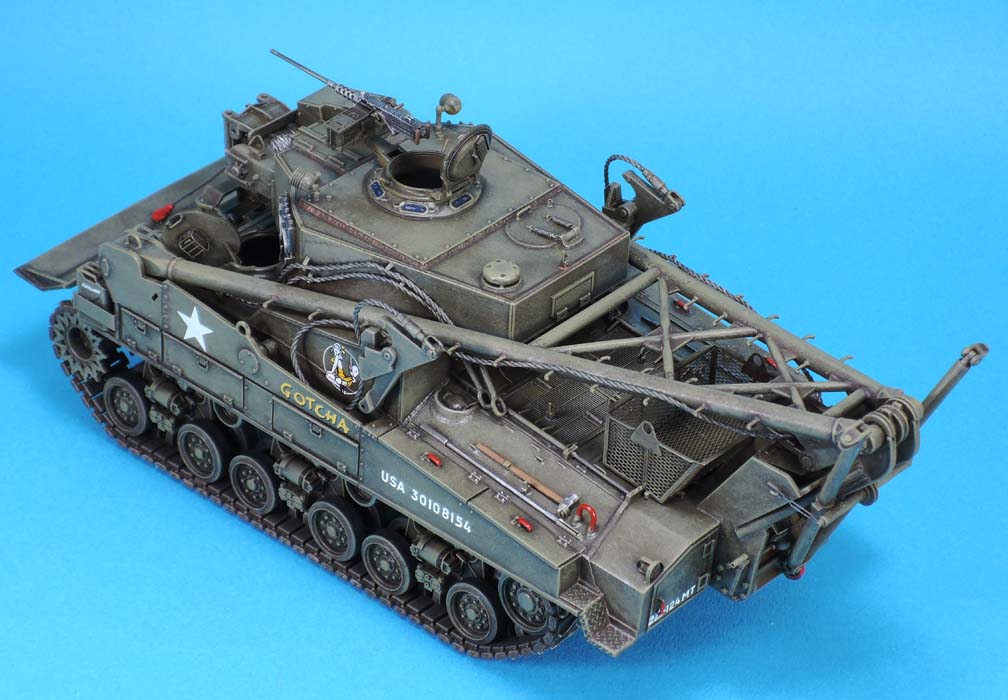 1/35 韩战美国 M74 坦克抢救车改造套件(配谢尔曼坦克HVSS悬挂)