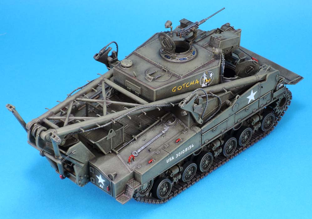 1/35 韩战美国 M74 坦克抢救车改造套件(配谢尔曼坦克HVSS悬挂)