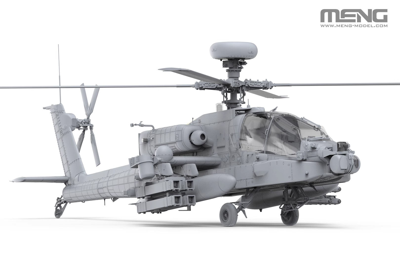 1/35 现代以色列 AH-64D 萨拉夫重型攻击直升机特别版(附驾驶员)