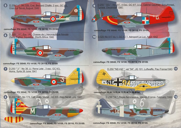 1/72 D.520 德瓦蒂纳520型战斗机