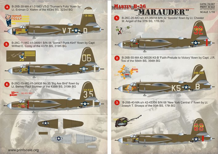 1/72 B-26 掠夺者中型轰炸机