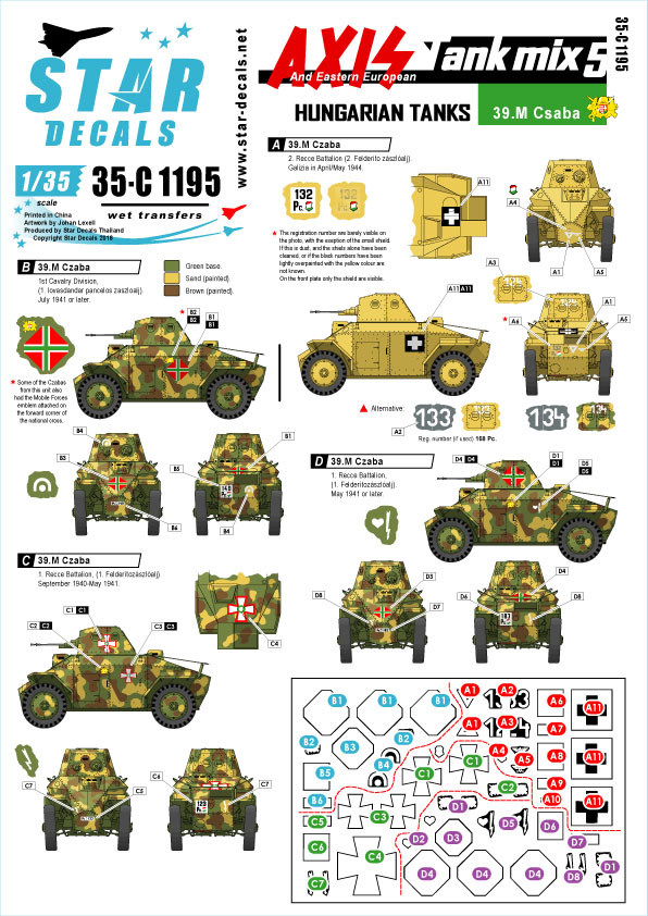 1/35 二战东欧坦克(5)"匈牙利坦克"